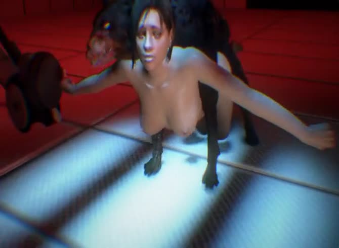 Video :Big dog dick fucking a helpless slut's pussy